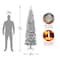 7.5ft. Unlit Acacia Pencil Slim Flocked Artificial Christmas Tree